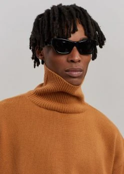 The Frankie Shop CLOTHING Joya Roll Neck Sweater - Terra Cotta