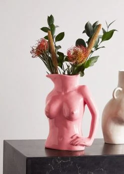 LIFESTYLE Anissa Kermiche Jugs Jug Ceramic Vase - Hot Pink