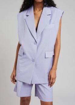 The Frankie Shop CLOTHING Jule Vest - Lilac