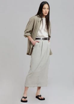 Project View Julian Midi Skirt - Birch Melange CLOTHING