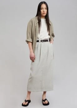 Project View Julian Midi Skirt - Birch Melange CLOTHING