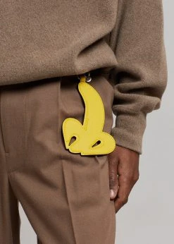 JW Anderson Banana Keyring - Yellow