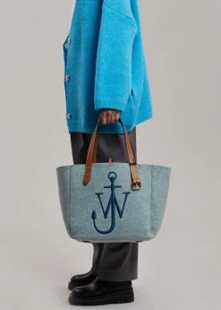 ACCESSORIES JW Anderson Belt Tote - Blue