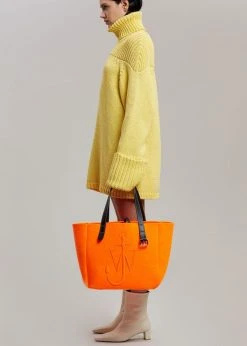 JW Anderson Belt Tote - Neon Orange