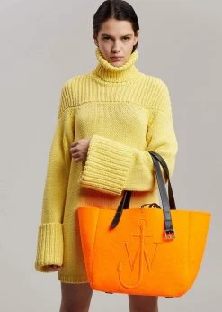 JW Anderson Belt Tote - Neon Orange