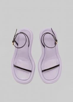 SHOES JW Anderson Bumper Heel Sandal - Lilac/Black