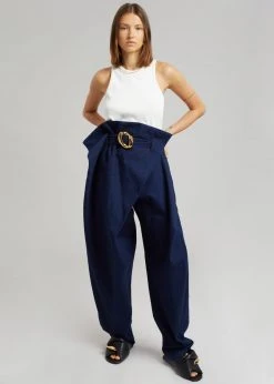 Vacation Edit JW Anderson Chain Flat Sandals - Black