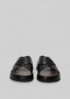 Vacation Edit JW Anderson Flat Platform Sandal - Black