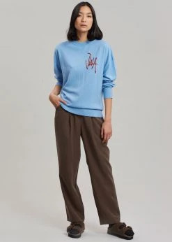 JW Anderson JWA Crewneck Jumper - Light Blue
