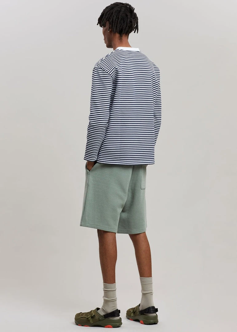 Men JW Anderson Long Sleeve Crewneck Tee - Black/White 8 Men JW Anderson Long Sleeve Crewneck Tee - Black/White