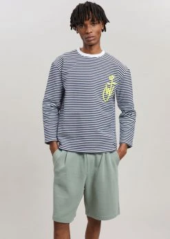Men JW Anderson Long Sleeve Crewneck Tee - Black/White 12 Men JW Anderson Long Sleeve Crewneck Tee - Black/White