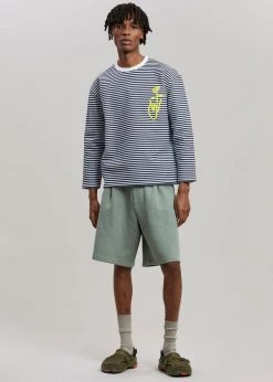 Men JW Anderson Long Sleeve Crewneck Tee - Black/White 13 Men JW Anderson Long Sleeve Crewneck Tee - Black/White