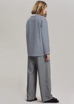 Men JW Anderson Long Sleeve Crewneck Tee - Black/White 18 Men JW Anderson Long Sleeve Crewneck Tee - Black/White