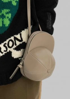 JW Anderson Midi Cap Bag - Taupe ACCESSORIES