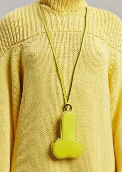 JW Anderson Penis Coin Purse - Yellow