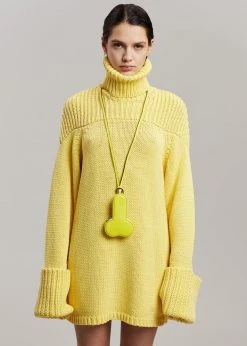 JW Anderson Penis Coin Purse - Yellow
