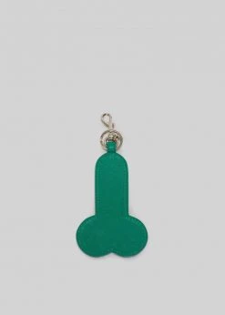 JW Anderson Penis Keyring - Cobalt/Bright Green ACCESSORIES