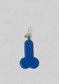 JW Anderson Penis Keyring - Cobalt/Bright Green ACCESSORIES