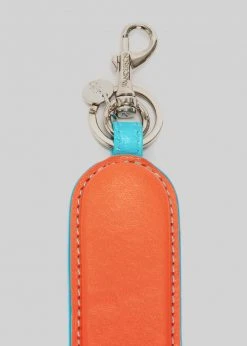 JW Anderson Penis Keyring - Orange/Aqua ACCESSORIES