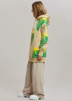 JW Anderson Strawberry Hoodie - Natural/Green