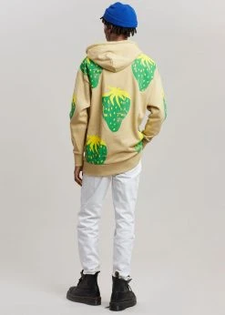 JW Anderson Strawberry Hoodie - Natural/Green