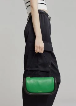 JW Anderson The Bumper Baguette - Green/Mocha/Black