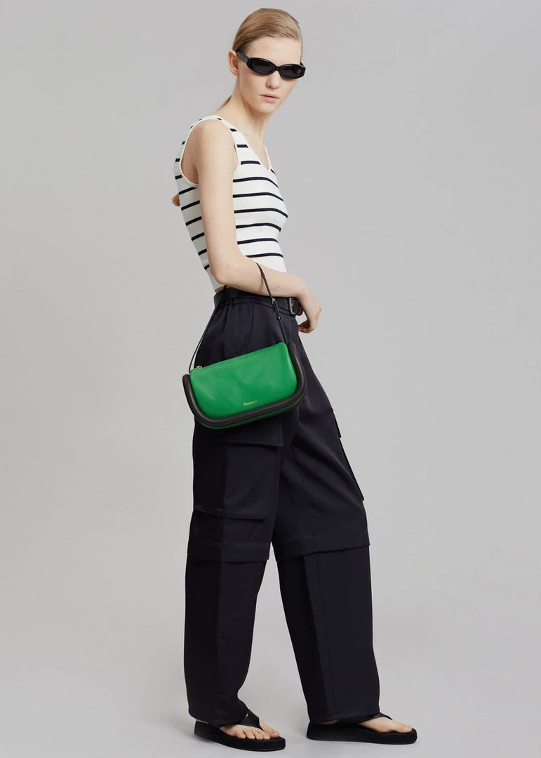 JW Anderson The Bumper Baguette - Green/Mocha/Black 3 JW Anderson The Bumper Baguette - Green/Mocha/Black