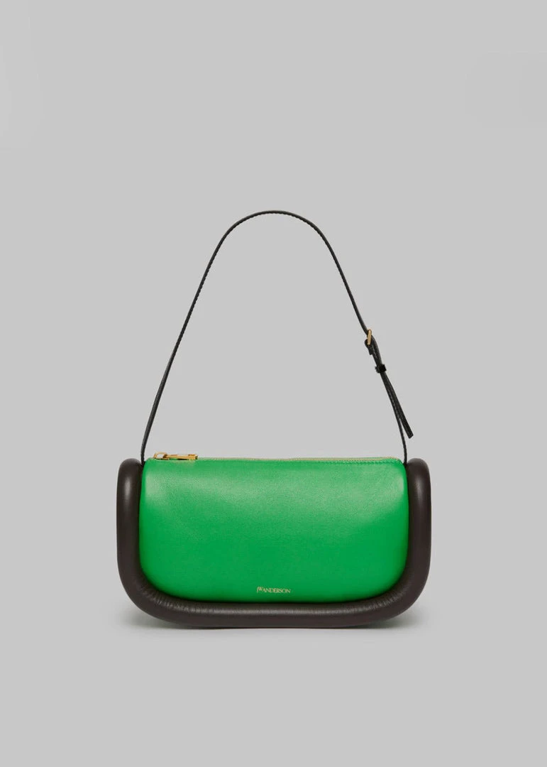 JW Anderson The Bumper Baguette - Green/Mocha/Black 4 JW Anderson The Bumper Baguette - Green/Mocha/Black