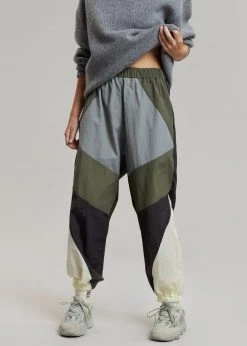 Black Fuchsia CLOTHING Kahlo Joggers - Green Combo