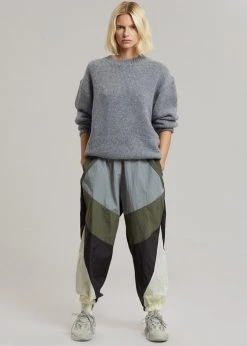 Black Fuchsia CLOTHING Kahlo Joggers - Green Combo