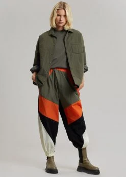 Black Fuchsia CLOTHING Kahlo Joggers - Orange Combo