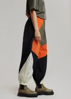 Black Fuchsia CLOTHING Kahlo Joggers - Orange Combo