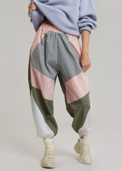 Black Fuchsia Kahlo Joggers - Pink Combo