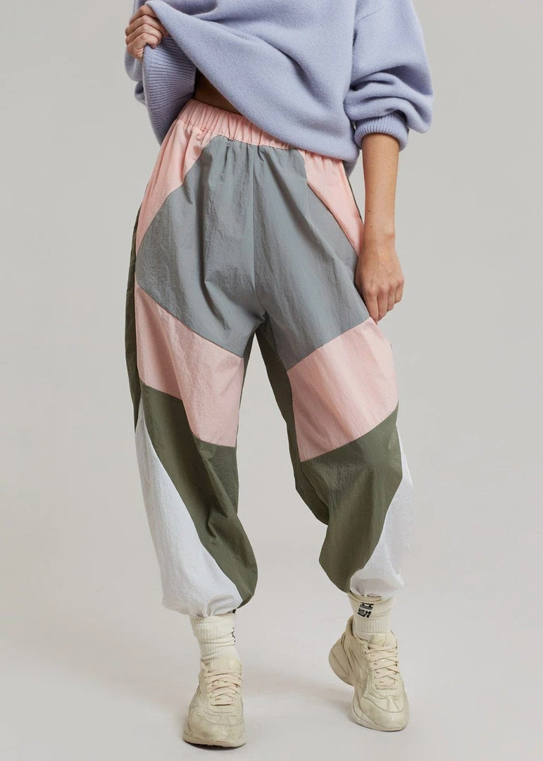 Black Fuchsia Kahlo Joggers - Pink Combo 2 Black Fuchsia Kahlo Joggers - Pink Combo