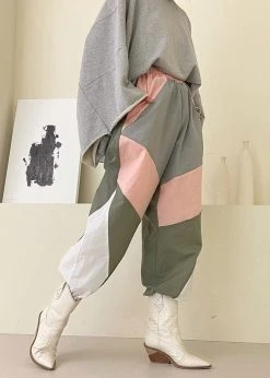 Black Fuchsia Kahlo Joggers - Pink Combo 21 Black Fuchsia Kahlo Joggers - Pink Combo