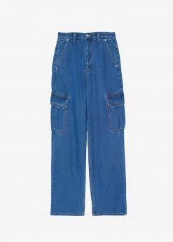Varial Kai Cargo Denim Pants - Medium Wash 21 Varial Kai Cargo Denim Pants - Medium Wash