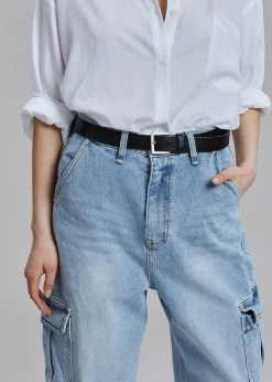 Varial Kai Cargo Denim Pants - Worn Wash CLOTHING 20 Varial Kai Cargo Denim Pants - Worn Wash CLOTHING