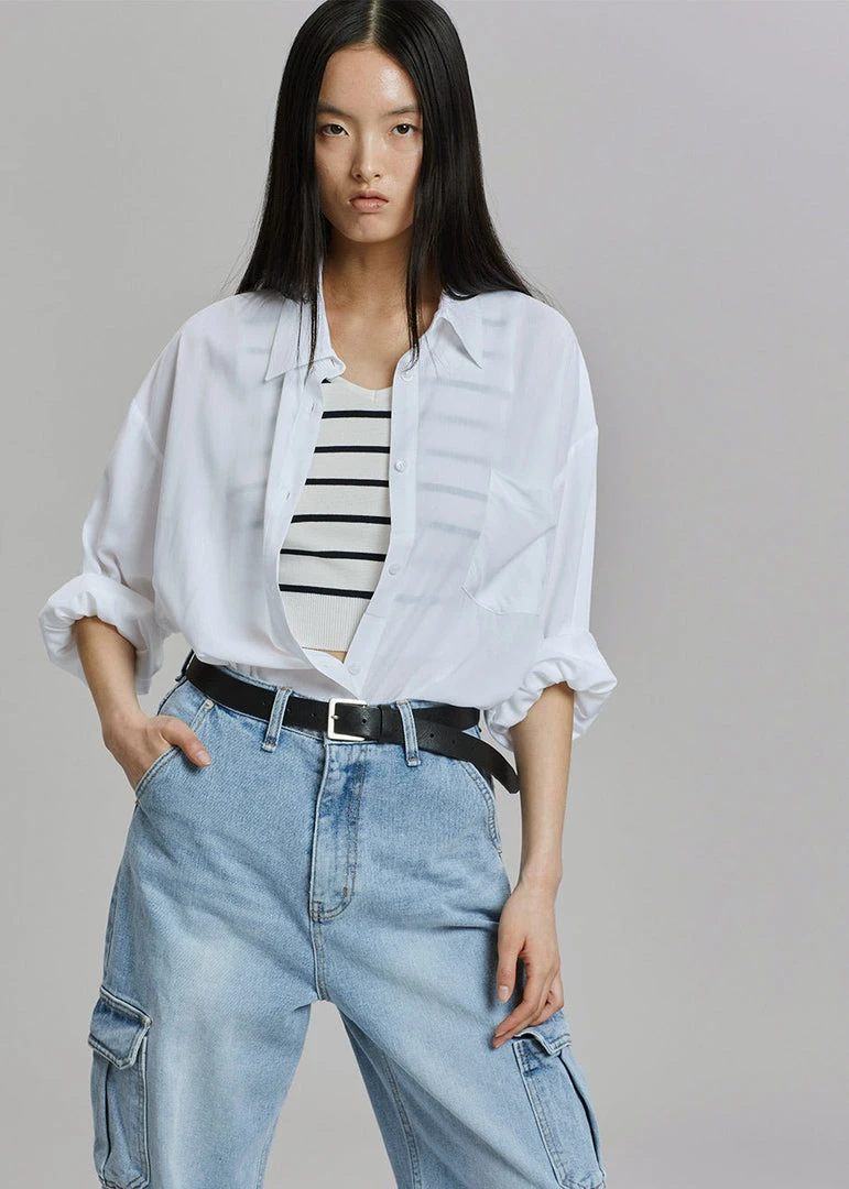 Varial Kai Cargo Denim Pants - Worn Wash CLOTHING 10 Varial Kai Cargo Denim Pants - Worn Wash CLOTHING