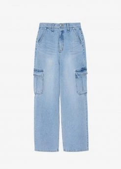 Varial Kai Cargo Denim Pants - Worn Wash CLOTHING 23 Varial Kai Cargo Denim Pants - Worn Wash CLOTHING