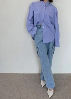 Varial Kai Cargo Denim Pants - Worn Wash CLOTHING 16 Varial Kai Cargo Denim Pants - Worn Wash CLOTHING