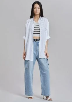 Varial Kai Cargo Denim Pants - Worn Wash CLOTHING 19 Varial Kai Cargo Denim Pants - Worn Wash CLOTHING