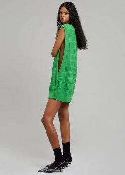 Another J CLOTHING Kami Knit Dress - Green