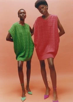 Another J Kami Knit Dress - Red CLOTHING 12 Another J Kami Knit Dress - Red CLOTHING