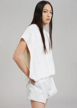 Another J CLOTHING Kami Knit Dress - White 13 Another J CLOTHING Kami Knit Dress - White