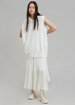 Another J CLOTHING Kami Knit Dress - White 12 Another J CLOTHING Kami Knit Dress - White