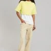 The Frankie Shop CLOTHING Karina Cropped T-Shirt - Yellow