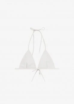 KASSL Editions KASSL Edition Coated Bikini Top - White CLOTHING