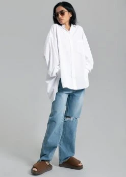 The Frankie Shop Kat Shirt - White 23 The Frankie Shop Kat Shirt - White