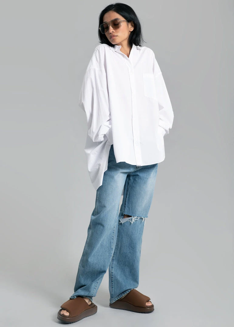 The Frankie Shop Kat Shirt - White 10 The Frankie Shop Kat Shirt - White