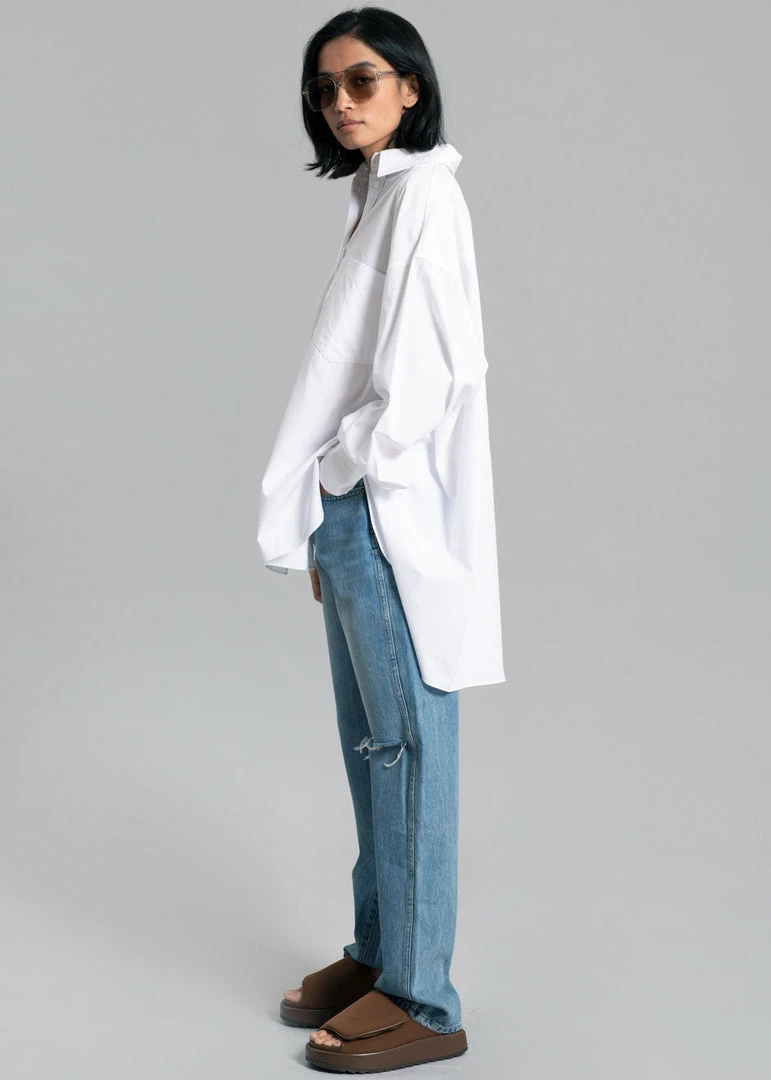 The Frankie Shop Kat Shirt - White 4 The Frankie Shop Kat Shirt - White